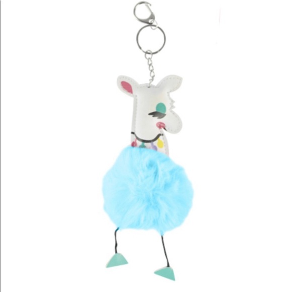 POM POM LLAMA KEYCHAIN - Picture 3 of 3